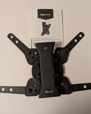 Wall Mount Black Tilting TV Wall Mount Bracket Only 12 In - 39 In No Hardware